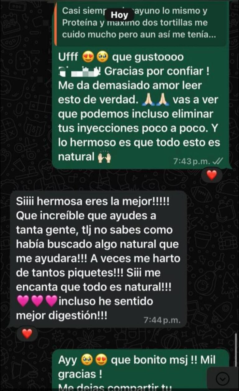 TESTIMONIO DE PRODUCTOS