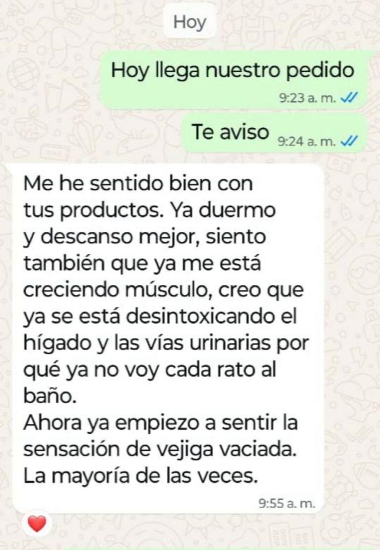TESTIMONIO DE PRODUCTOS