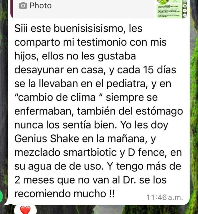TESTIMONIO DE PRODUCTOS