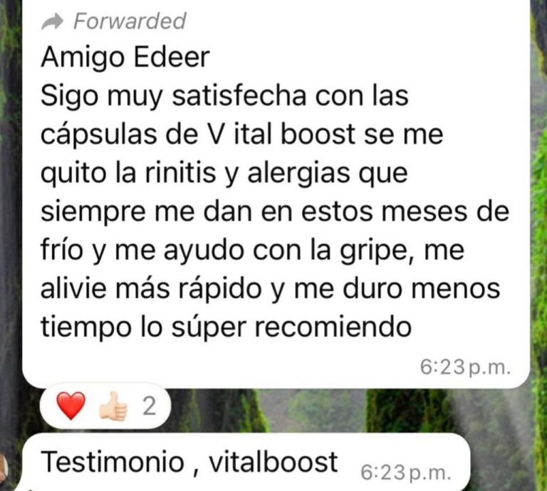TESTIMONIO DE PRODUCTOS
